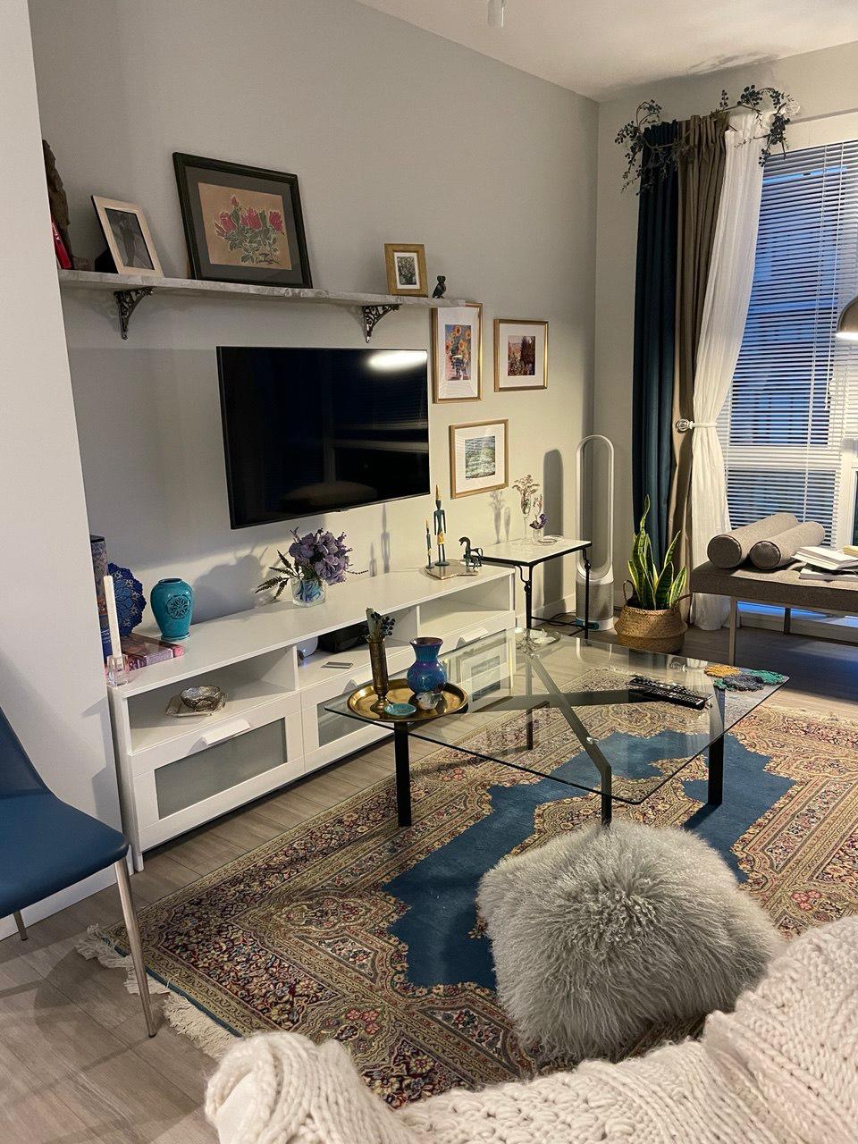 Curated living space — art & identity