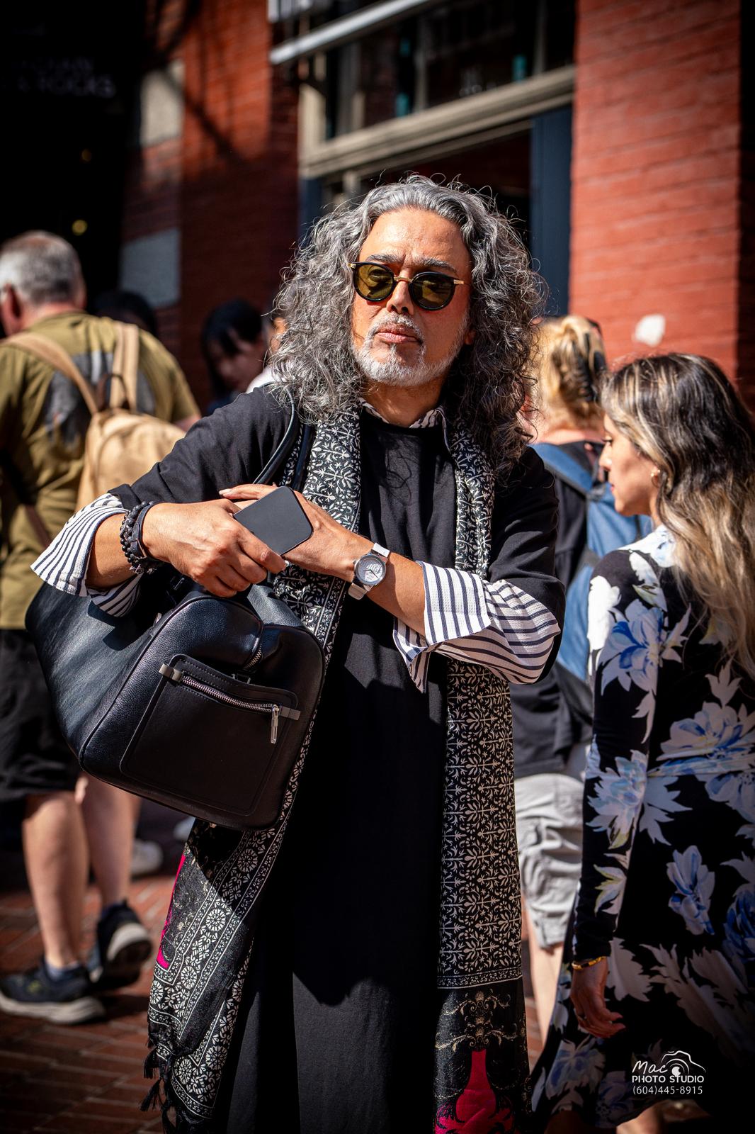 Street style — monochrome mastery