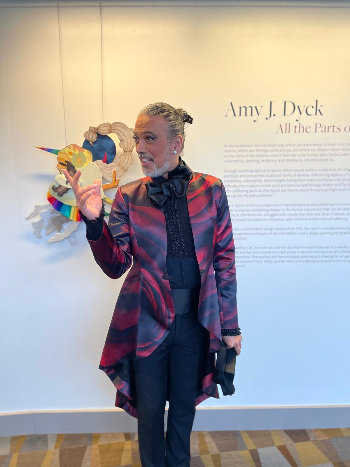 Art gallery — dressed in abstraction